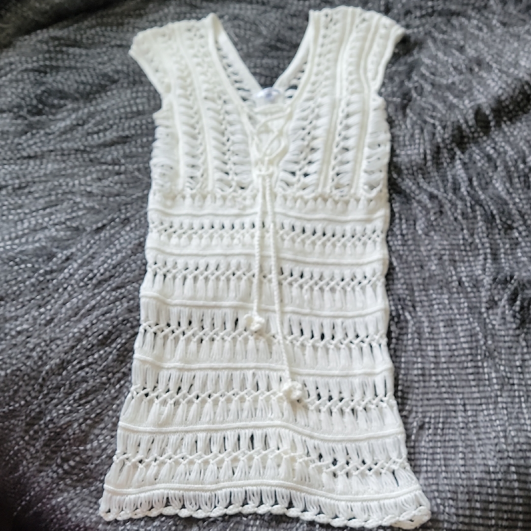 Darling Fashion Nova Cream Crochet Knit